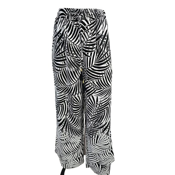 PLK XL Tommy Bahama Tropical Wide Leg Palazzo Pant Frond Song Beach Pants NEW - Picture 1 of 11